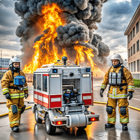 Fire rescue vehicle